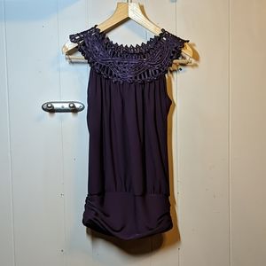 Perception Concept plum dressy top